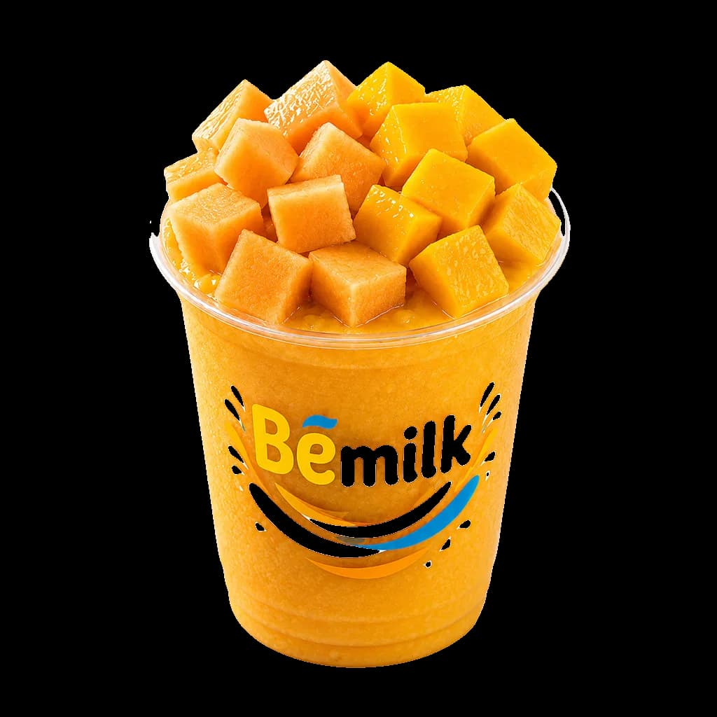 Bild von Honigmelonen-Mango-Mix - eiskalter Slushie von BeMilk