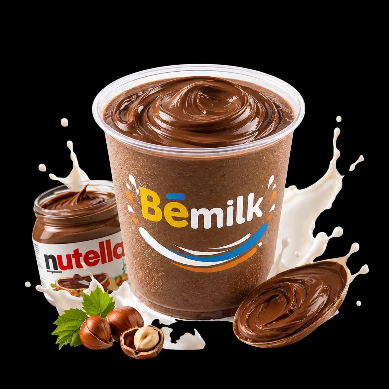Bild von Nutella-Milchshake - cremiger Milchshake von BeMilk