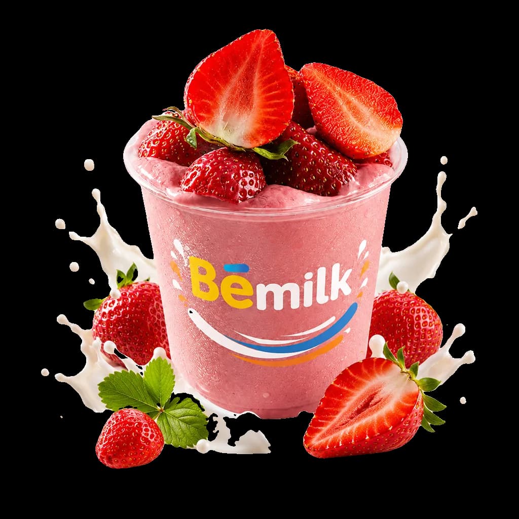 Bild von Erdbeer-Milchshake - cremiger Milchshake von BeMilk