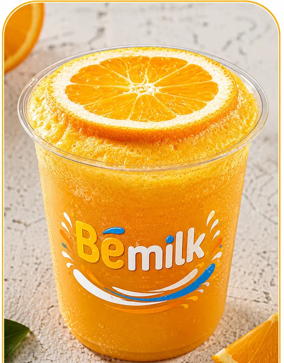 Bild von Frisch gepresster Orangensaft - frischer Saft von BeMilk